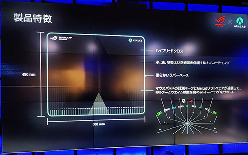 画像ギャラリー No.025のサムネイル画像 / エイム練習サービスと共同開発したASUSのeスポーツ特化型マウス「ROG Harpe Ace」とマウスパッド「ROG Hone Ace」が3月10日発売