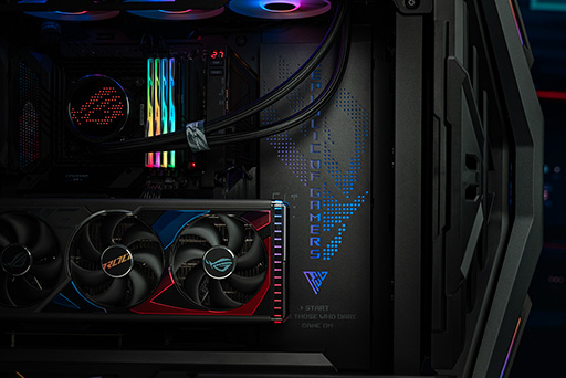 画像ギャラリー No.017のサムネイル画像 / 460mm長のグラフィックスカードを搭載可能な大型PCケースがROGから