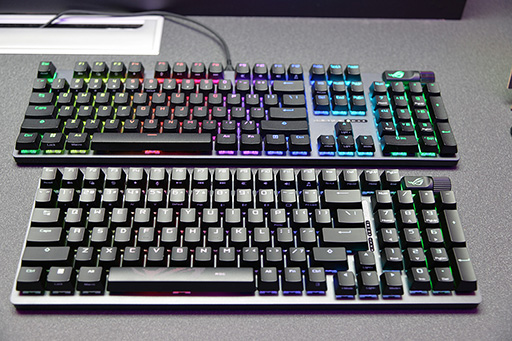 画像ギャラリー No.004のサムネイル画像 / 新型キースイッチを採用した“96％”キーボードや「ケーブルが見えないPC」などユニークな製品をASUSが披露