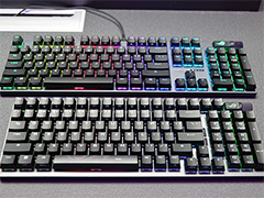 新型キースイッチを採用した“96％”キーボードや「ケーブルが見えないPC」などユニークな製品をASUSが披露