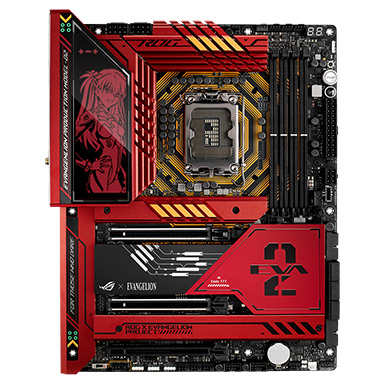 画像ギャラリー No.002のサムネイル画像 / アスカ&エヴァ2号機デザインを採用したROG×エヴァコラボ製品の予約がまもなくスタート