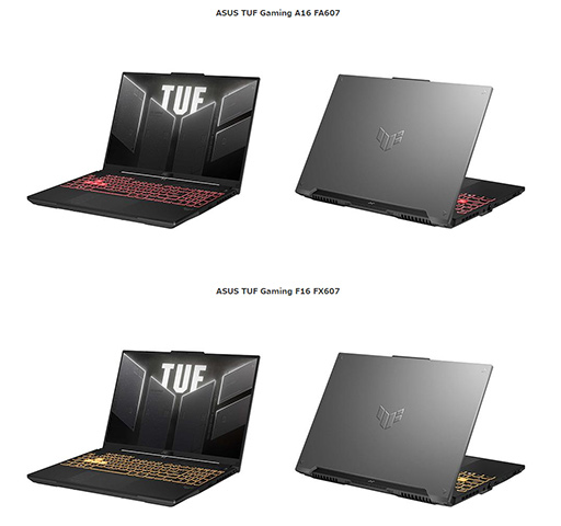 画像ギャラリー No.010のサムネイル画像 / ASUS ROG＆TUF Gamingの2024年モデルゲーマー向けノートPCが国内販売開始。ハイエンドからエントリーまで選り取り見取りの15モデル