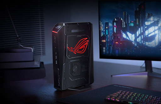 画像ギャラリー No.002のサムネイル画像 / 3リットルサイズのゲーマー向け小型デスクトップPC「ROG NUC（2025）」が国内発売決定。PS5 Proより小さくて高性能