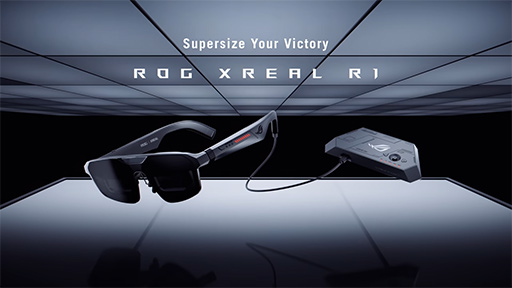 画像ギャラリー No.002のサムネイル画像 / ASUSのサングラス型ディスプレイ「ROG XREAL R1」を試す。究極のゲーマー向けディスプレイはサングラス型か?