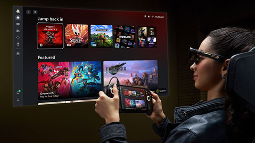 画像ギャラリー No.002のサムネイル画像 / 携帯型ゲームPC「ROG Xbox ALLY X20」が発表。7.4型有機ELディスプレイやTMRスティックを新たに採用