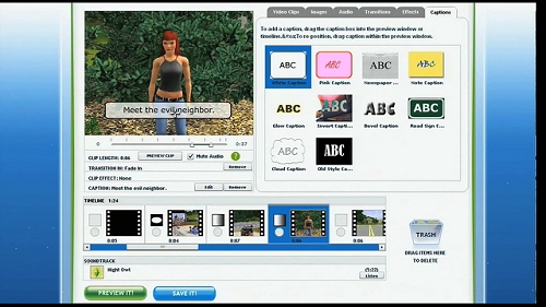 画像ギャラリー No.001のサムネイル画像 / 「The Sims 3」,ゲーム内ムービー作成機能を紹介するムービーが公開
