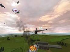 画像ギャラリー No.001のサムネイル画像 / 撃墜王レッドバロンをフィーチャーした,「Red Baron」のPC版が発売