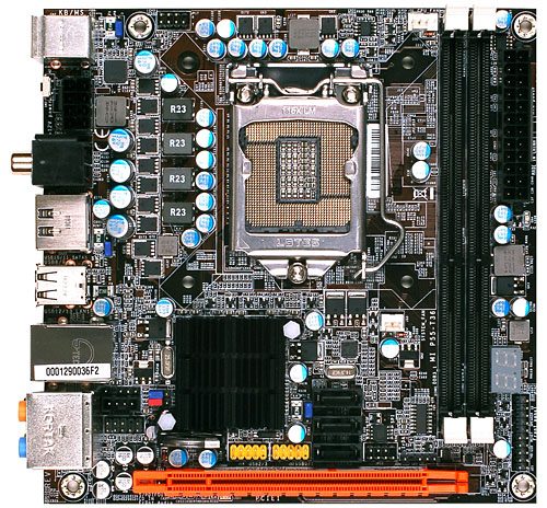 画像ギャラリー No.001のサムネイル画像 / mini-ITX仕様のゲーマー向けマザー「LANParty MI P55-T36」発表
