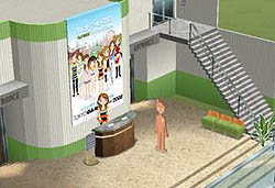 画像ギャラリー No.005のサムネイル画像 / 「ダレットワールド」内にTGS2008に出展のカプコンブースが登場
