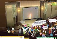 画像ギャラリー No.001のサムネイル画像 / ディスカバリー号打ち上げなど「ダレットワールド」内でライブ配信