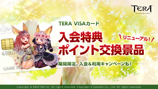 画像ギャラリー No.001のサムネイル画像 / 「TERA VISAカード」の入会特典がリニューアル。｢羽根飾り(白)｣などレアなアイテムがもらえる