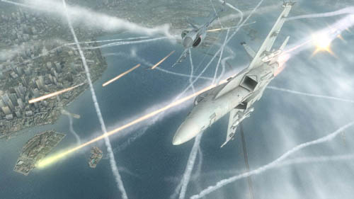 画像ギャラリー No.001のサムネイル画像 / ［GC 2008＃57］発売時期は遅れちゃったけど，「Tom Clancy’s H.A.W.X」は今こんな感じになっていた 