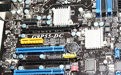 画像ギャラリー No.004のサムネイル画像 / MSI，CeBIT 2009でSLI対応のIntel P55マザーボードを公開