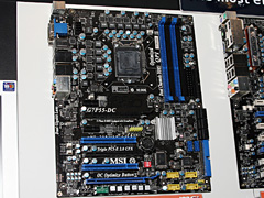 画像ギャラリー No.008のサムネイル画像 / MSI，CeBIT 2009でSLI対応のIntel P55マザーボードを公開