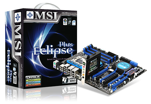 画像ギャラリー No.002のサムネイル画像 / MSI，nForce 200搭載の「スーパーハイエンド」X58マザーボード「Eclipse Plus」を発表。約5万円でフルスペックの3-way SLIに対応