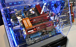 画像ギャラリー No.003のサムネイル画像 / ［COMPUTEX］ASUS，P55＆P57マザーボードを公開。SATA 3.0とUSB 3.0に両対応のX58マザーも