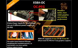 画像ギャラリー No.006のサムネイル画像 / ［CeBIT］GIGA-BYTE，オーバークロッカーが監修したマザーボード「GA-X58A-OC」を公開。独自クーラー採用のOC版GeForceも