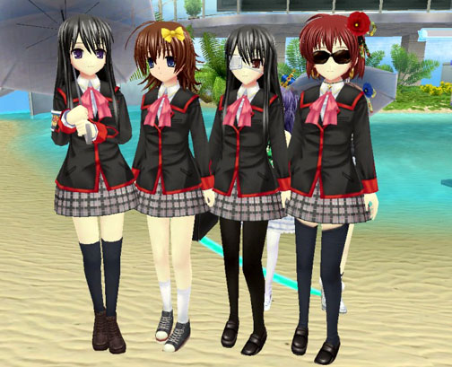 画像ギャラリー No.001のサムネイル画像 / 「ai sp@ce」に「リトルバスターズ!」のコラボ制服が登場