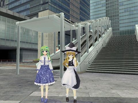 画像ギャラリー No.003のサムネイル画像 / 「ai sp@ce」，“東風谷早苗”のコスプレ衣装実装。“ゆっくり”も