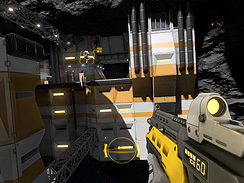 画像ギャラリー No.006のサムネイル画像 / 「Shattered Horizon」の,どっちが上やら下やら分からない宇宙空間の様子を収録したムービーとスクリーンショットを掲載