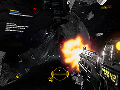 画像ギャラリー No.010のサムネイル画像 / 「Shattered Horizon」の,どっちが上やら下やら分からない宇宙空間の様子を収録したムービーとスクリーンショットを掲載