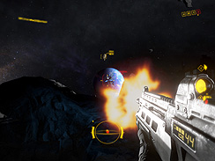 画像ギャラリー No.012のサムネイル画像 / 「Shattered Horizon」の,どっちが上やら下やら分からない宇宙空間の様子を収録したムービーとスクリーンショットを掲載