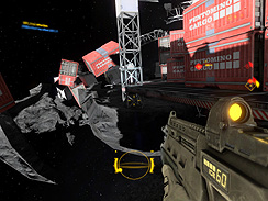 画像ギャラリー No.013のサムネイル画像 / 「Shattered Horizon」の,どっちが上やら下やら分からない宇宙空間の様子を収録したムービーとスクリーンショットを掲載