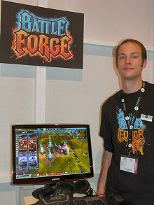 画像ギャラリー No.002のサムネイル画像 / ［GC 2008＃41］熱中できそうなカードゲーム風RTS「BattleForge」の全貌がEAブースで明らかに