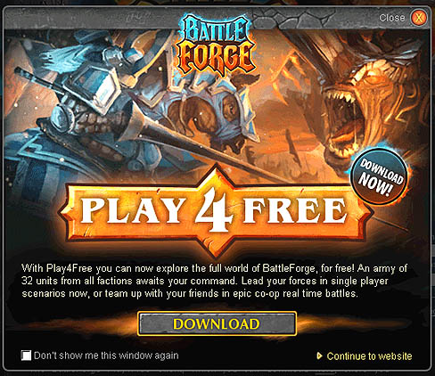 画像ギャラリー No.001のサムネイル画像 / カードゲームとRTSをミックスした,「BattleForge」のクライアントが無料配布
