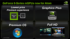 画像ギャラリー No.002のサムネイル画像 / mGPU「GeForce 9400M G」がAtomをサポート。低価格PCでの3Dゲームに光明が