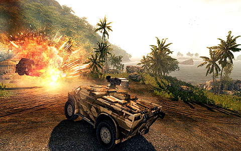 画像ギャラリー No.002のサムネイル画像 / リンシャン島の波高し。「Crysis Warhead」の最新ムービーとスクリーンショットを掲載