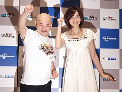 画像ギャラリー No.031のサムネイル画像 / 価格で勝負な新オンラインゲームポータル「55Shock!」の記者発表会に,加藤夏希さんも登場