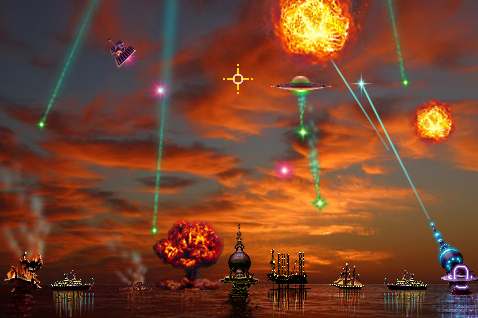 画像ギャラリー No.004のサムネイル画像 / ［iPhone］傑作アーケードゲーム「Missile Command」のリメイク版登場