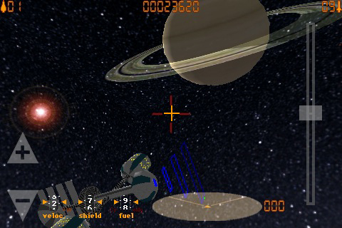 画像ギャラリー No.001のサムネイル画像 / ［iPhone］“宇宙酔い”に要注意？　スペースシューティング「Zone Warrior」