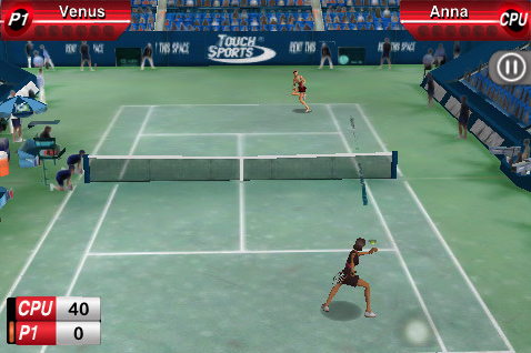 画像ギャラリー No.001のサムネイル画像 / ［iPhone］バーチャテニスシリーズを彷彿とさせる「TouchSports Tennis '09」