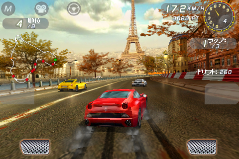 画像ギャラリー No.001のサムネイル画像 / ［iPhone］ゲームロフト，フェラーリ公認レーシングゲームの配信を発表