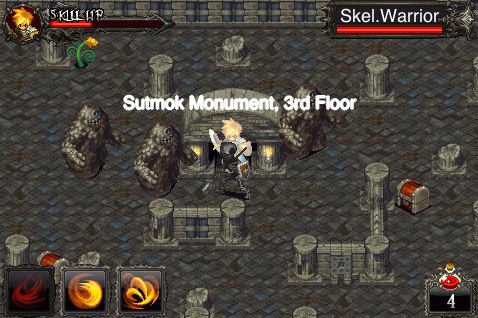 画像ギャラリー No.001のサムネイル画像 / ［iPhone］タップ操作だけで遊べるアクションRPG「フェノア戦記2」登場