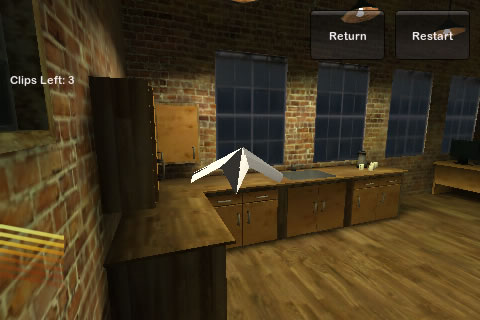 画像ギャラリー No.001のサムネイル画像 / ［iPhone］「Paper Pilot」は挑戦しがいのある高難度の紙飛行機ゲーム