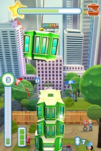 画像ギャラリー No.001のサムネイル画像 / ［iPhone］「Tower Bloxx」はタイミング命の積み重ね式ビル建設ゲーム