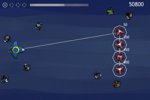 画像ギャラリー No.003のサムネイル画像 / ［iPhone］理屈抜きに楽しい水上レースゲームとシューティングを紹介