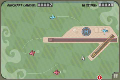 画像ギャラリー No.001のサムネイル画像 / ［iPhone］「Flight Control」は指でなぞって飛行機を導く航空管制アクション