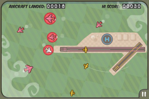 画像ギャラリー No.002のサムネイル画像 / ［iPhone］「Flight Control」は指でなぞって飛行機を導く航空管制アクション