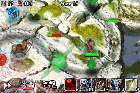 画像ギャラリー No.002のサムネイル画像 / ［iPhone］カードゲームの面白さをミックスしたタワーディフェンスが登場