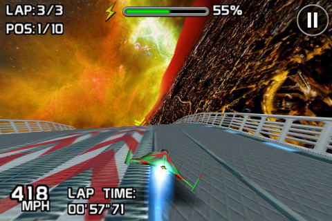 画像ギャラリー No.002のサムネイル画像 / ［iPhone］WipeOutファンならグッとくること請け合いの反重力レース登場