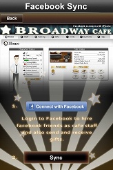 画像ギャラリー No.006のサムネイル画像 / ［iPhone］Facebookと連携するゲーム「Broadway Cafe」が近日登場