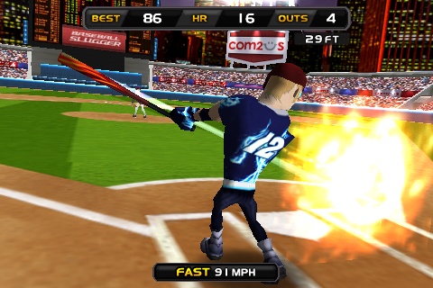 画像ギャラリー No.004のサムネイル画像 / ［iPhone］やり込み度はメジャー級。ホームラン競争「HOMERUN BATTLE 3D」