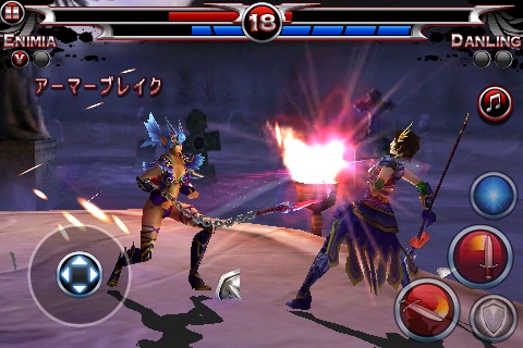画像ギャラリー No.009のサムネイル画像 / ［iPhone］抜きん出た完成度。ゲームロフトの「Blades of Fury」はiPhone/iPod touch用3D対戦格闘アクションの決定版