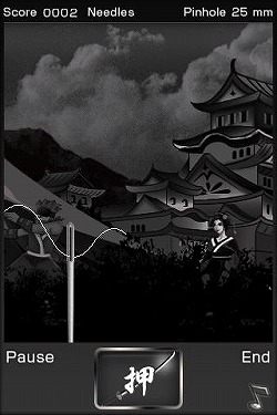 画像ギャラリー No.002のサムネイル画像 / ［iPhone］携帯で1000万DLを超える人気ゲーム「糸通し」が登場