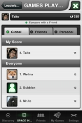 画像ギャラリー No.002のサムネイル画像 / ［iPhone］タイトー，プレイヤー間の交流を促す「OpenFeint」採用