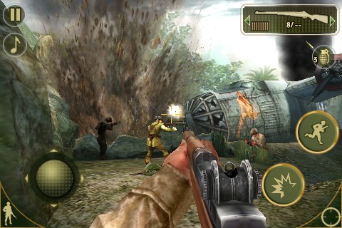 画像ギャラリー No.002のサムネイル画像 / ［iPhone］ゲームロフトのミリタリーFPS「ブラザーインアームズ2」が本日リリース！ プレイムービーをUp